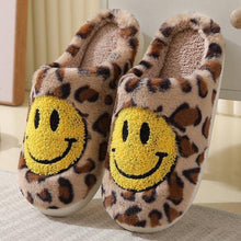 Load image into Gallery viewer, Leopard Smiley Slippers - C&amp;C Boutique
