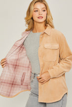 Load image into Gallery viewer, Reversible Corduroy Shacket - C&amp;C Boutique
