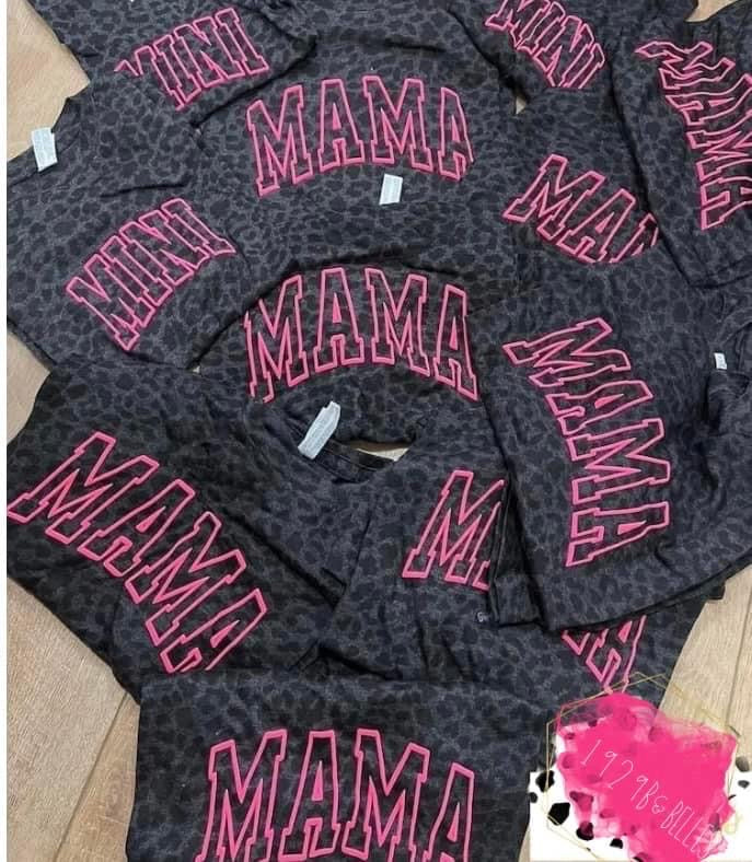 MAMA Animal Print T Shirt - C&C Boutique
