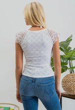 Load image into Gallery viewer, Eyelet Embroidered Top - C&amp;C Boutique
