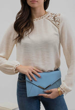 Load image into Gallery viewer, Lace Hem Long Sleeve Top - C&amp;C Boutique
