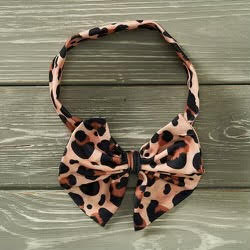 Kids Leopard Bow Headband - C&C Boutique