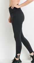 Load image into Gallery viewer, SIDE STRAP CALF DETAIL FULL LEGGING - C&amp;C Boutique
