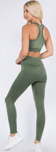 Load image into Gallery viewer, STONE WASHED LEGGINGS- GREEN - C&amp;C Boutique
