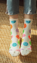 Load image into Gallery viewer, SMILES FOR DAYS CALF LENGTH SOCKS - C&amp;C Boutique
