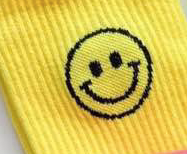 Load image into Gallery viewer, SMILES FOR DAYS NEON MID CALF SOCKS - C&amp;C Boutique
