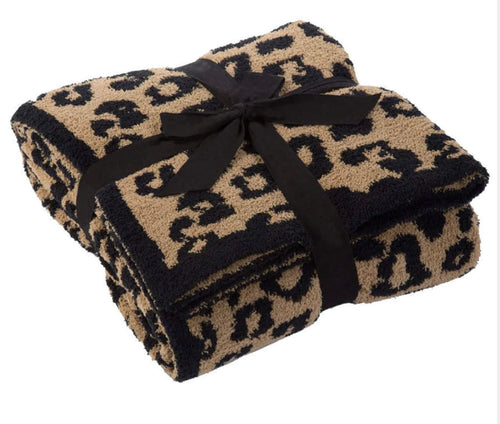 Leopard Print Blanket - C&C Boutique