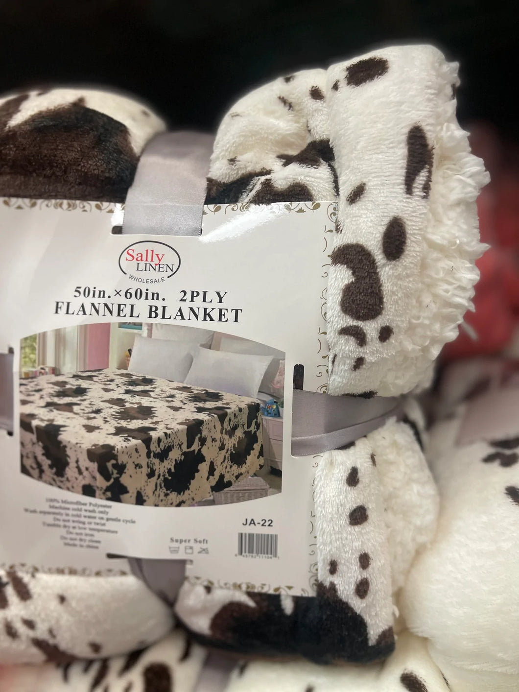 Cow Print Blanket - C&C Boutique