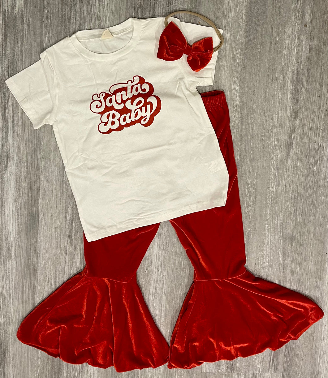 Santa Baby Kids Outfit - C&C Boutique