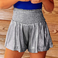Load image into Gallery viewer, High Waist Metallic Shorts - C&amp;C Boutique

