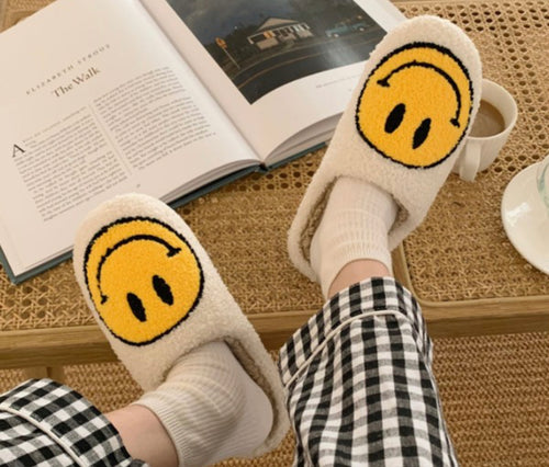 Smiley Slippers - C&C Boutique