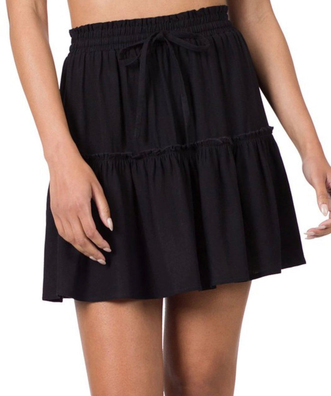 Soft Linen Mini Skirt - C&C Boutique