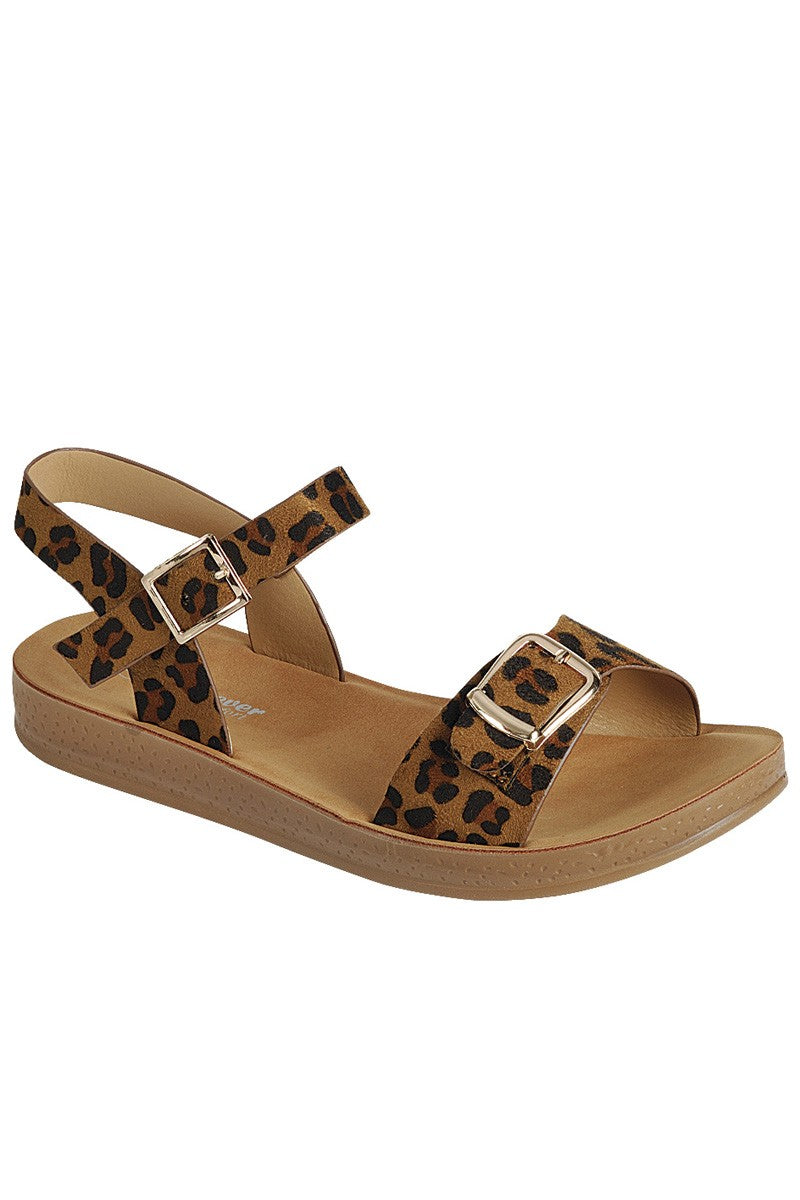 Leopard Forever Comfort Sandals - C&C Boutique